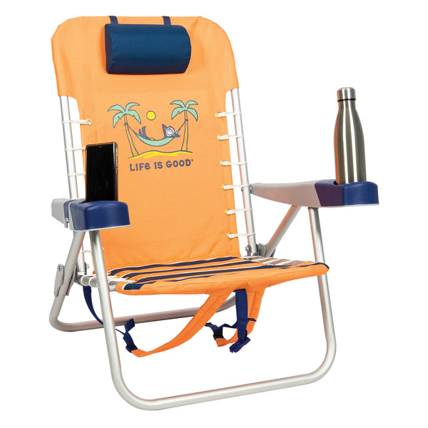 Life Is Good Jake Hammock Backpack Beach Chair