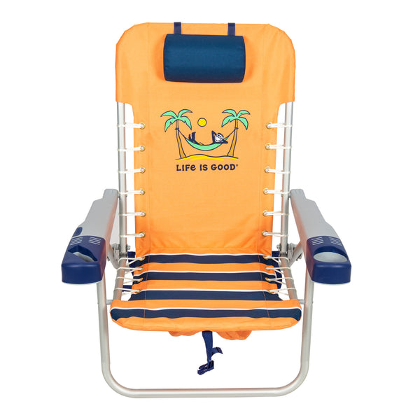 life is good Jake Hammock Backpack Beach Chair