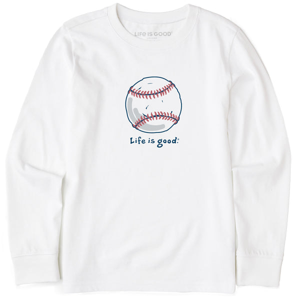 life is good Kids Baseball Long Sleeve Crusher Tee