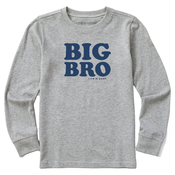 Life Is Good Kids Big Bro Long Sleeve Crusher Tee