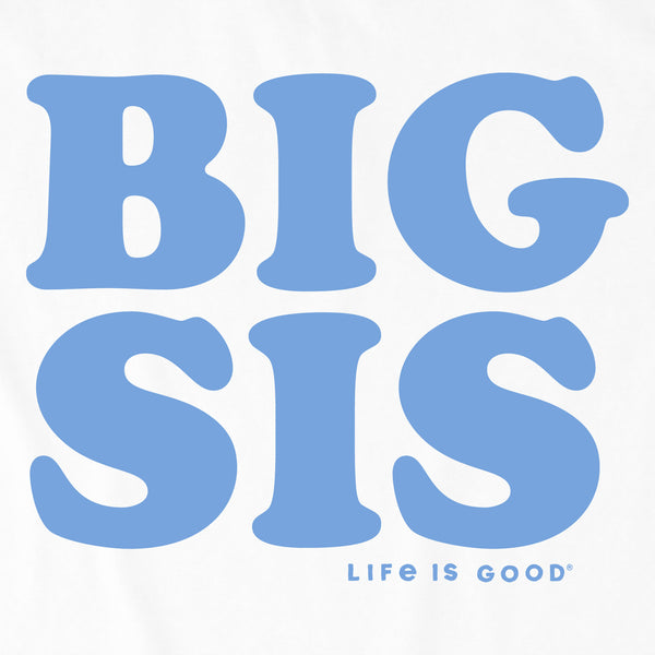 Life Is Good Kids Big Sis Long Sleeve Crusher Tee
