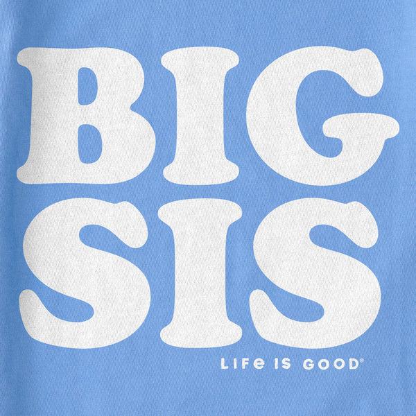 Life Is Good Kids Big Sis Long Sleeve Crusher Tee