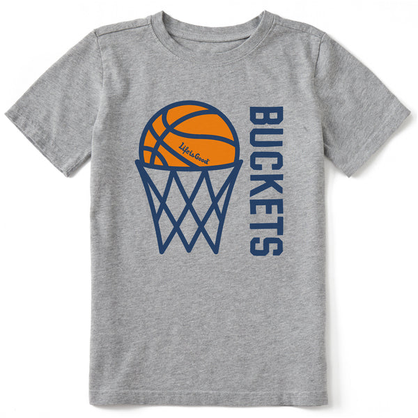 life is good Kids Buckets Short Sleeve Crusher Tee