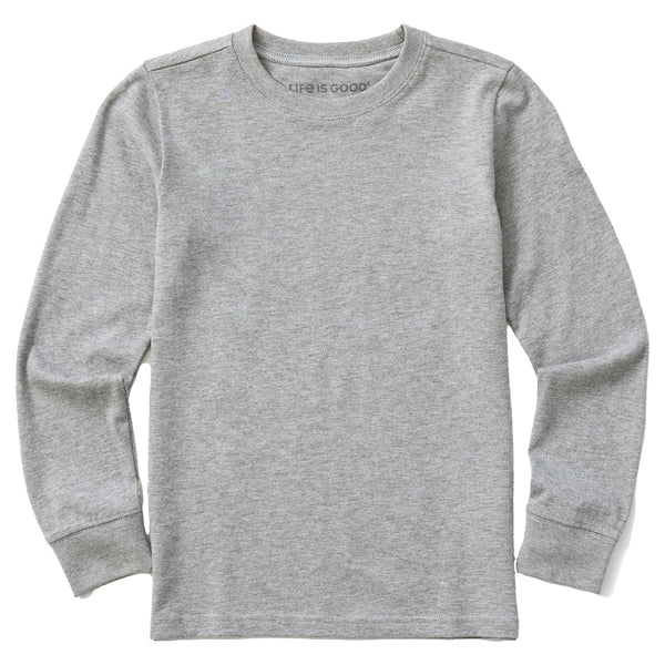 Life Is Good Kids Solid Long Sleeve Crusher Tee