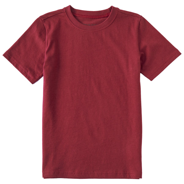 Life Is Good Kids Solid Short Sleeve Crusher Tee