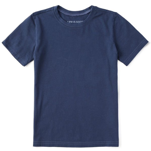Life Is Good Kids Solid Short Sleeve Crusher Tee