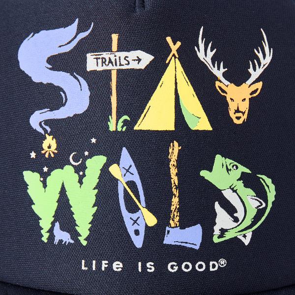 Life Is Good Kids Stay Wild Kids Trucker