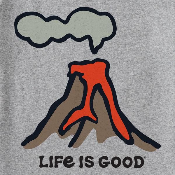 Life Is Good Kids Volcano Short Sleeve Crusher Tee