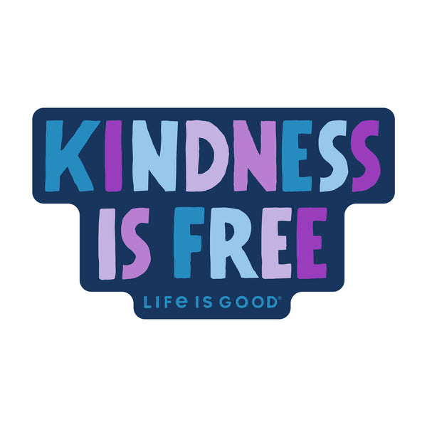 life is good Kindness Data Point Die Cut Sticker