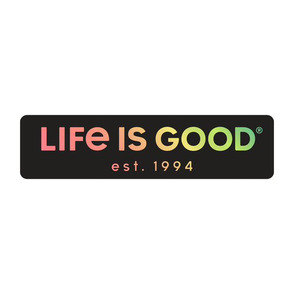 life is good LIG Est 1994 Small Die Cut Decal