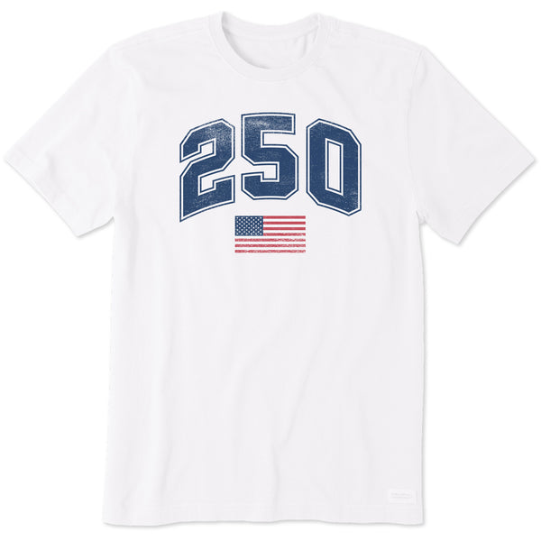 Life Is Good Men's 250 USA Short Sleeve Tee