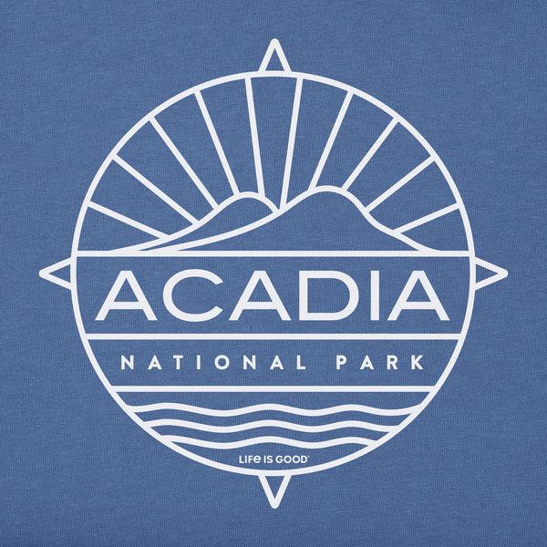 Life Is Good Men's Acadia Compass Short Sleeve Tee
