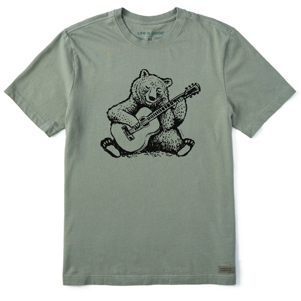 life is good Men's Acoustic Bear Short Sleeve Tee