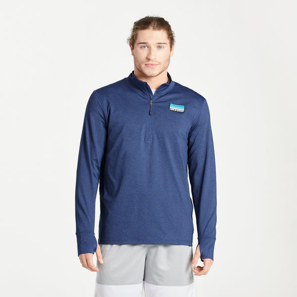life is good Men's Active Quarter-Zip Pullover