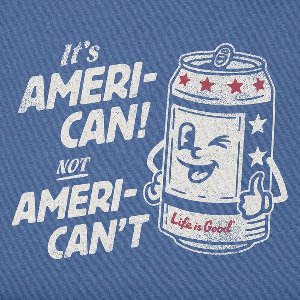 Life Is Good Men's Ameri-Can Short Sleeve Tee