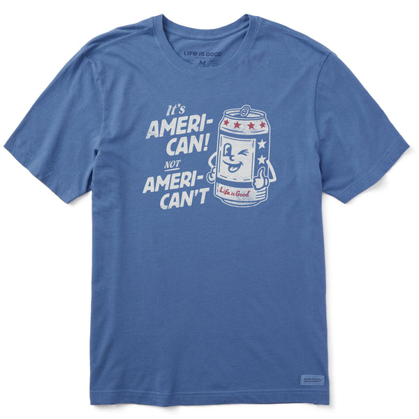 Life Is Good Men's Ameri-Can Short Sleeve Tee