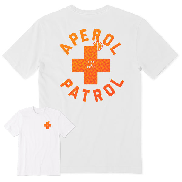 Life Is Good Men's Aperol Patrol Short Sleeve Tee