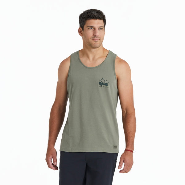 life is good Men's ATV Wander Crusher-LITE Tank