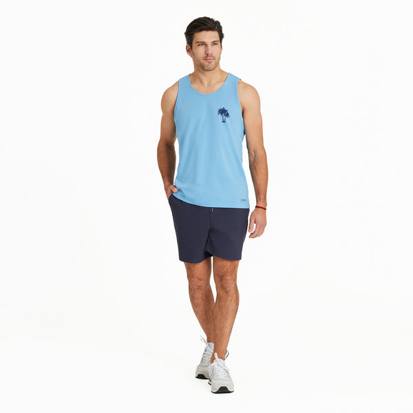 Life Is Good Men's Beachy Palms Crusher-LITE Tank