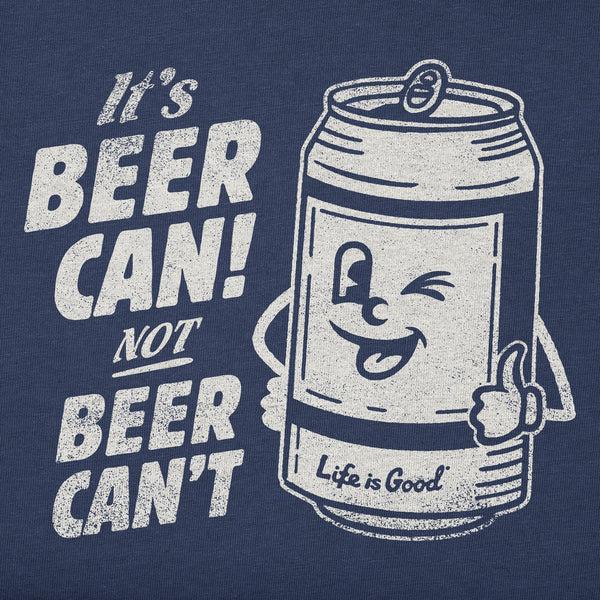 Life Is Good Men's Beer Can Short Sleeve Tee