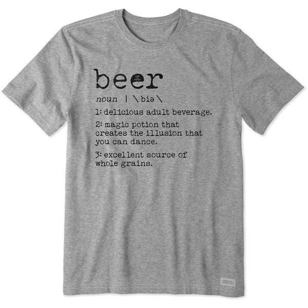 Life Is Good Men's Beer Defined Short Sleeve Tee