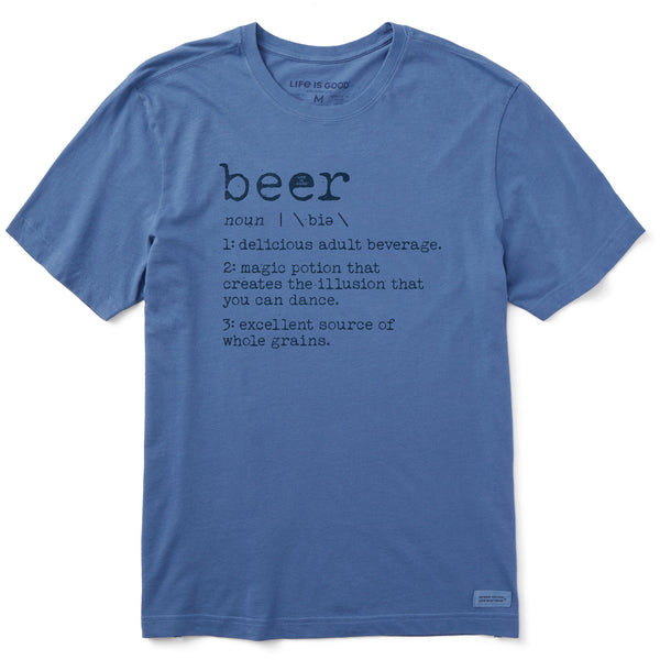 life is good Men's Beer Defined Short Sleeve Tee