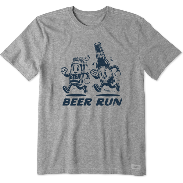 Life Is Good Men's Beer Run Short Sleeve Tee