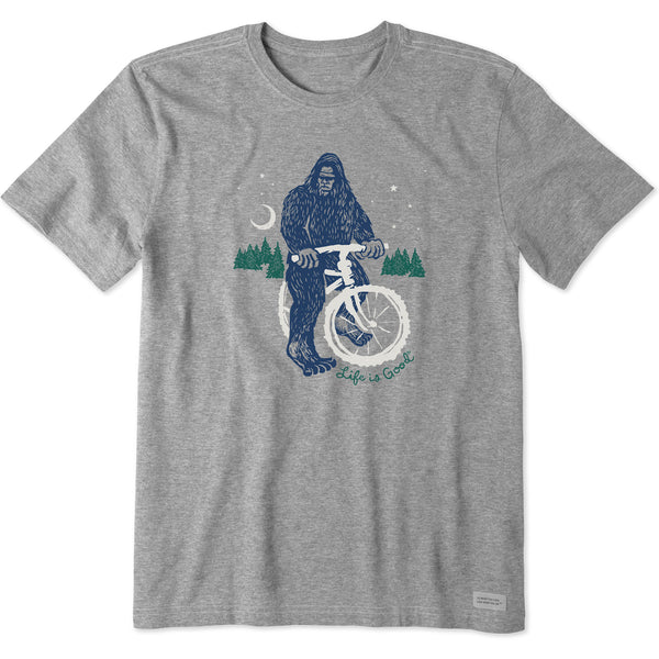 life is good Men's Big Foot Bike Short Sleeve Tee