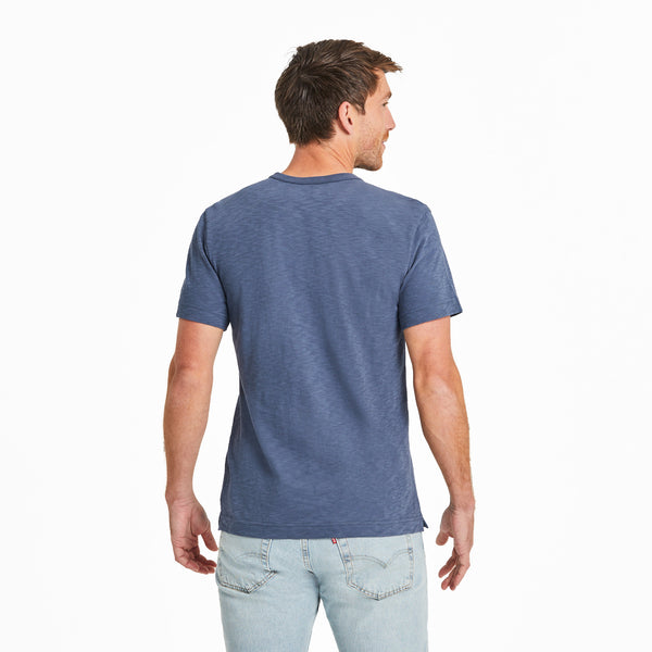 Life Is Good Men's Boat Ride Slub Slim Fit Tee