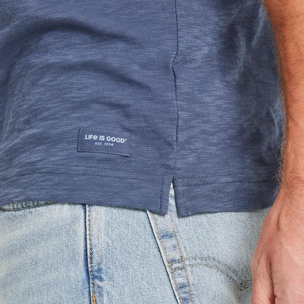 Life Is Good Men's Boat Ride Slub Slim Fit Tee