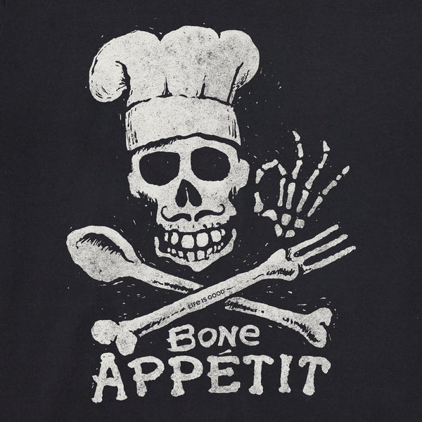Life Is Good Men's Bone Appetit Short Sleeve Tee