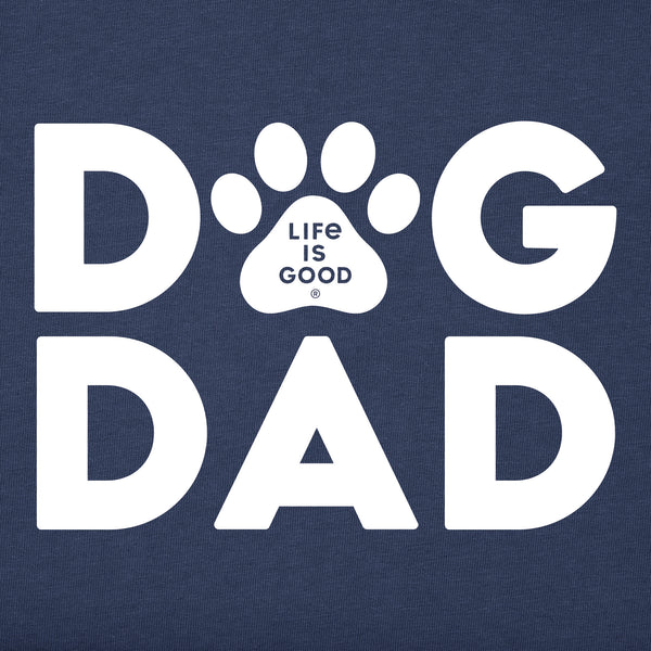 Life Is Good Men's Dog Dad Short Sleeve Tee