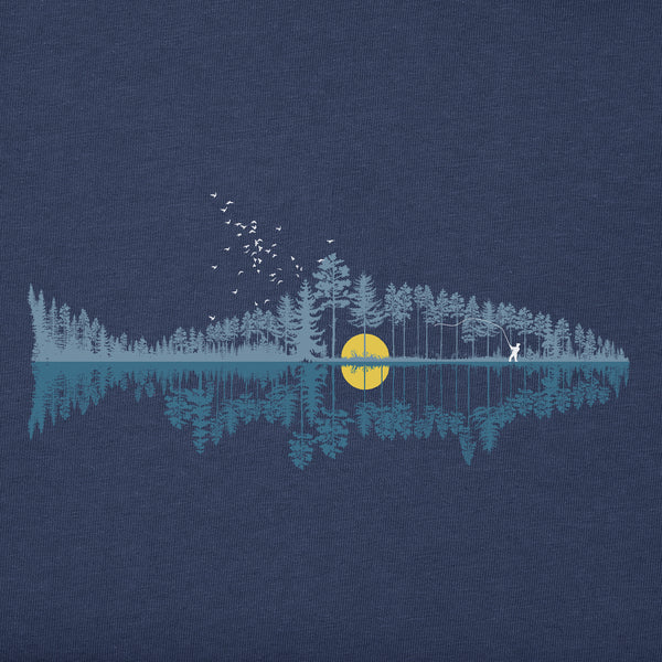 Life Is Good Men's Fishscape Short Sleeve Tee