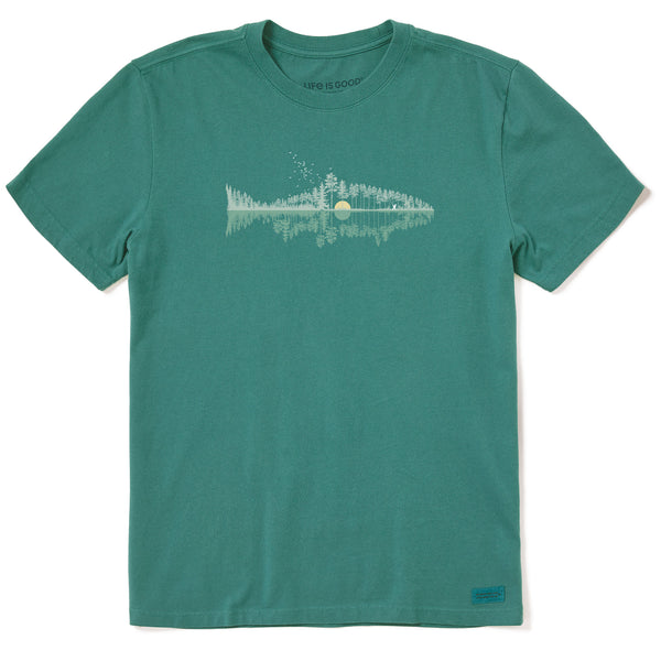 life is good Men's Fishscape Short Sleeve Tee