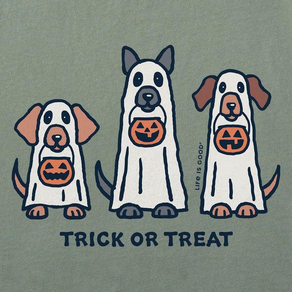 Life Is Good Men's Halloween Dogs Short Sleeve Tee
