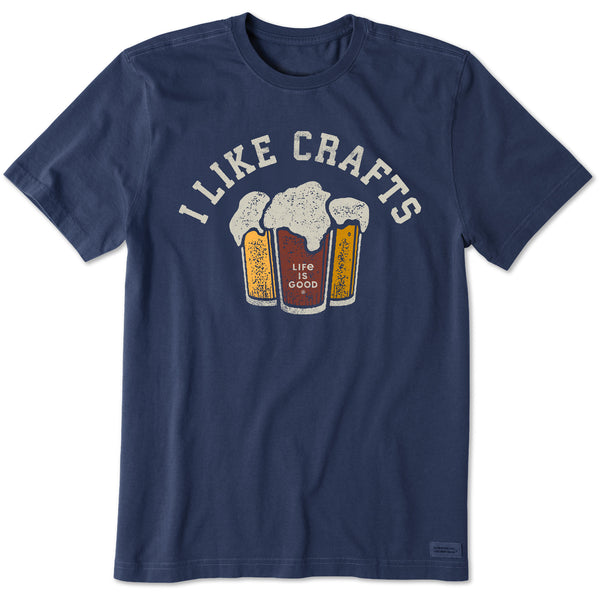 life is good Men's I like Crafts Short Sleeve Tee