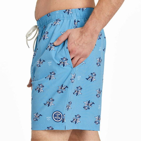 Life Is Good Men's Jake Adirondack Swim Trunk