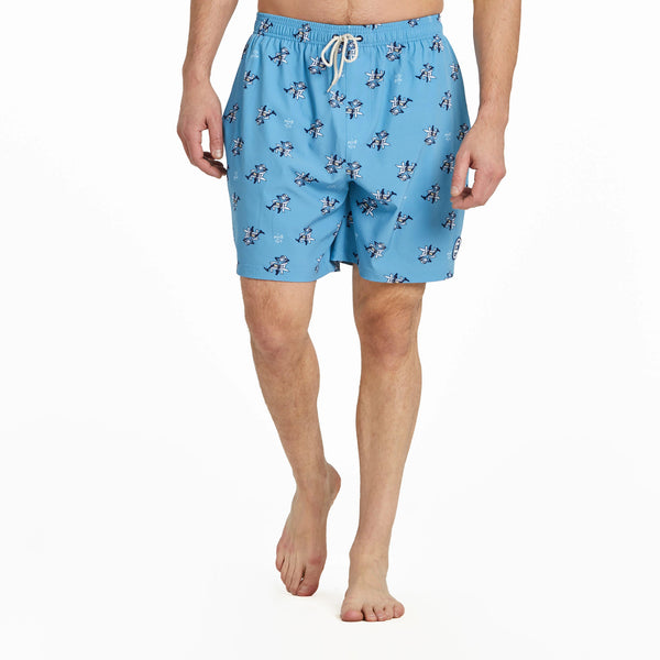 life is good Men's Jake Adirondack Swim Trunk