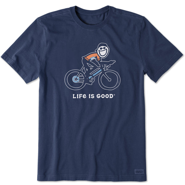 life is good Men's Jake Bike Short Sleeve Tee