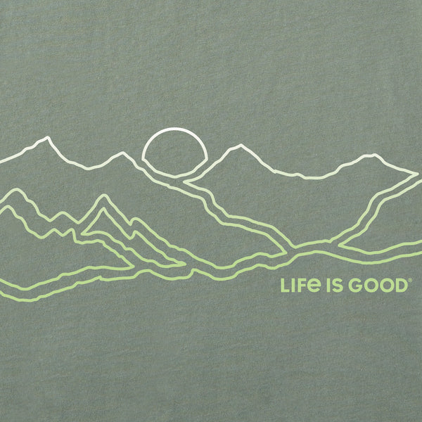 Life Is Good Men's Mountainscape Crusher-FLEX Crew