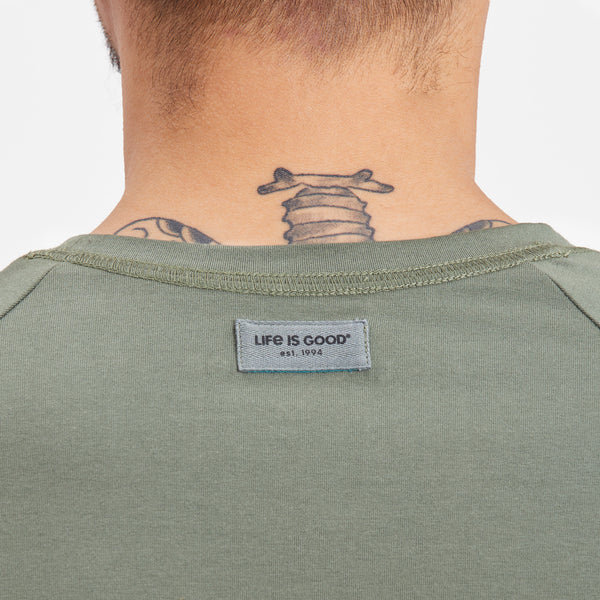 Life Is Good Men's Mountainscape Crusher-FLEX Crew