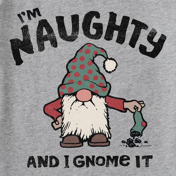 Life Is Good Men's Naughty Gnome Short Sleeve Tee