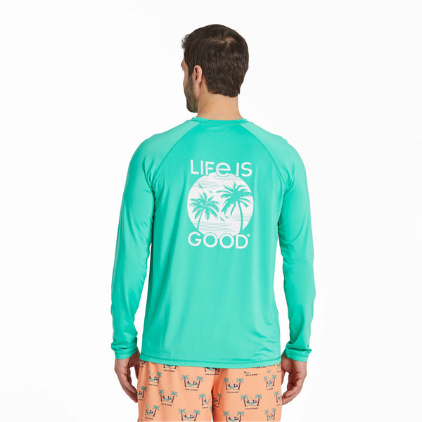 Life Is Good Men's Palms Long Sleeve Rashguard