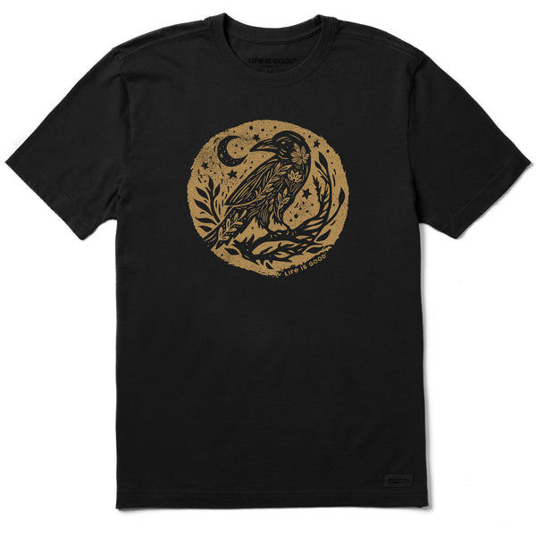 life is good Men's Raven Moon Short Sleeve Tee