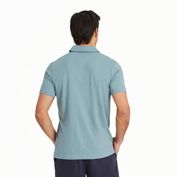 Life Is Good Men's Short Sleeve Crusher-LITE Polo