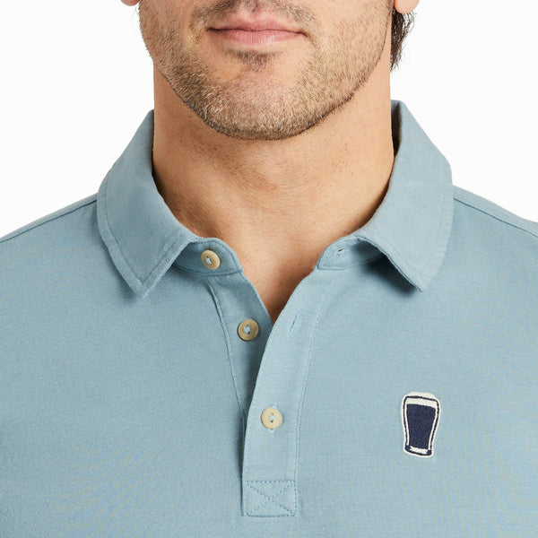 Life Is Good Men's Short Sleeve Crusher-LITE Polo