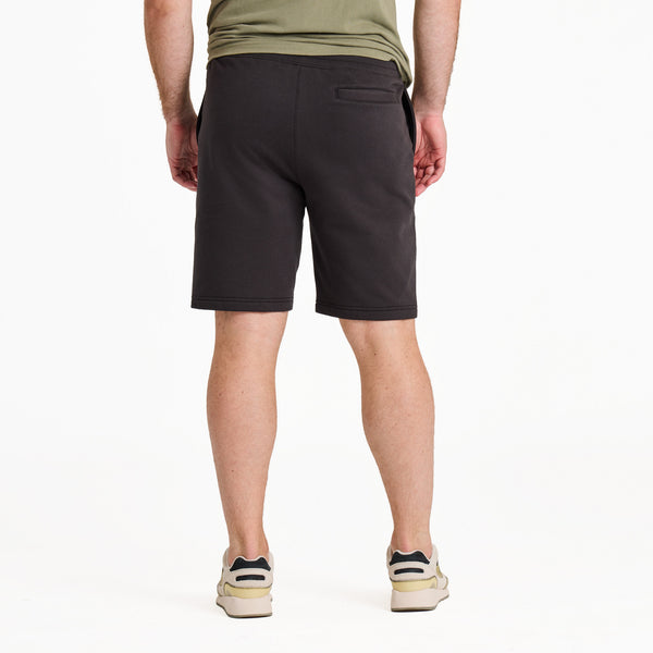 Life Is Good Men's Solid Good Vibes Fleece Shorts