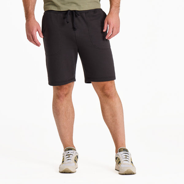 life is good Men's Solid Good Vibes Fleece Shorts