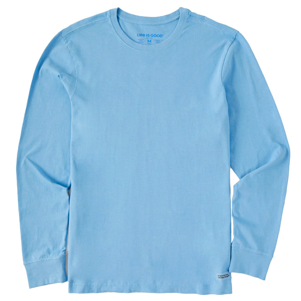life is good Men's Solid Long Sleeve Crusher Tee
