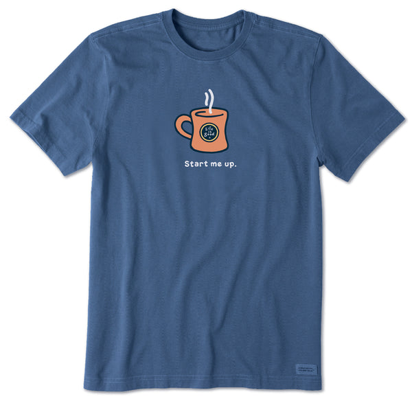 Life Is Good Men's Start Me Up Short Sleeve Tee